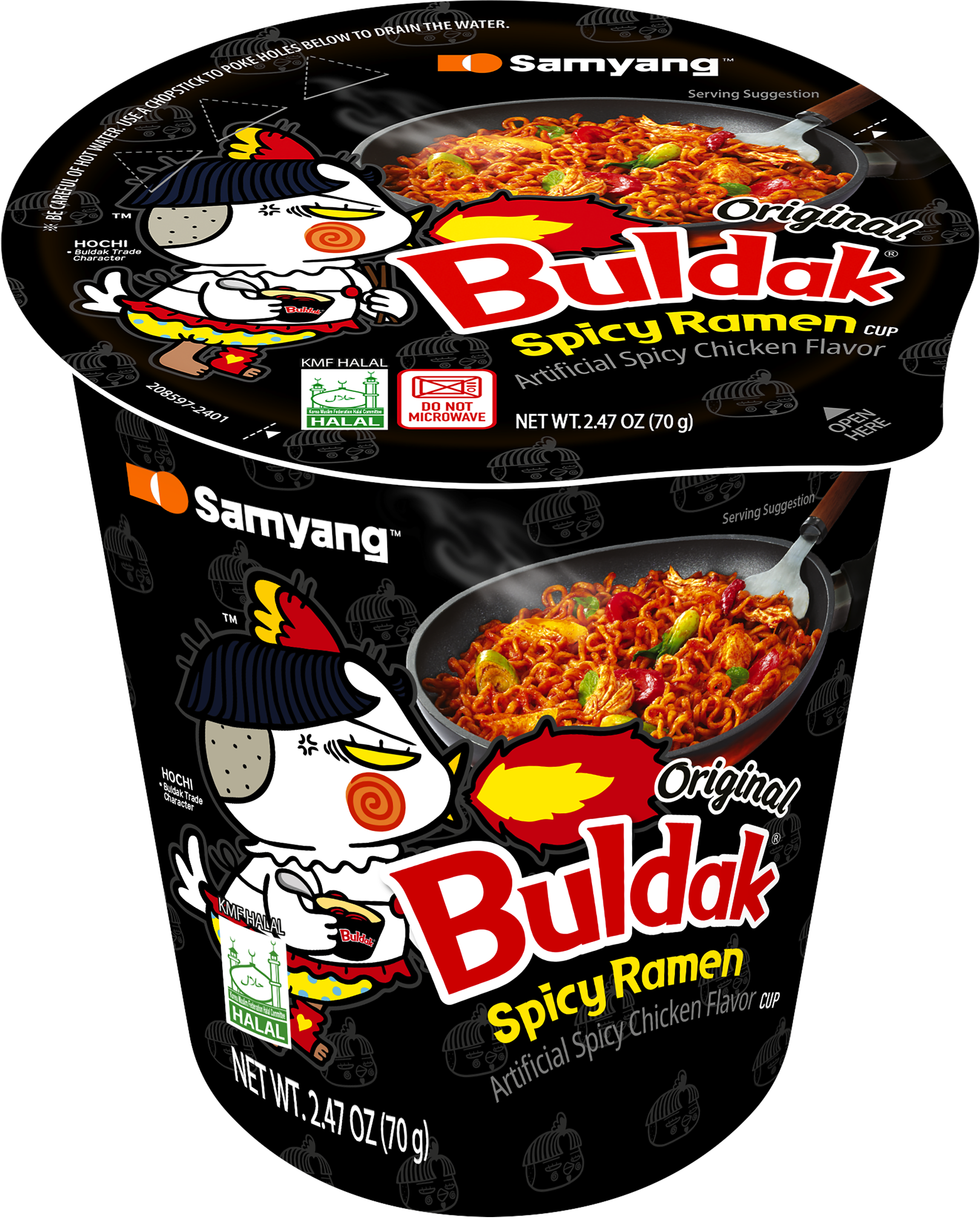 Buldak Acılı Bardak Ramen